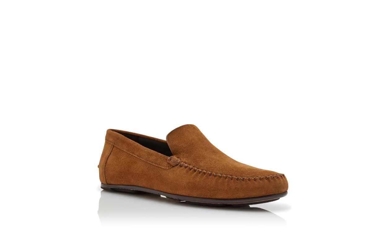 Pantofole in Suede Marrone