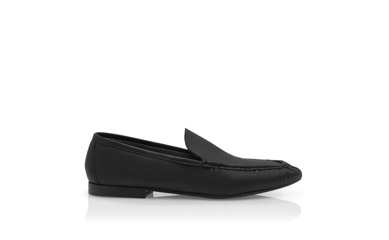 Loafers in pelle di vitello nera