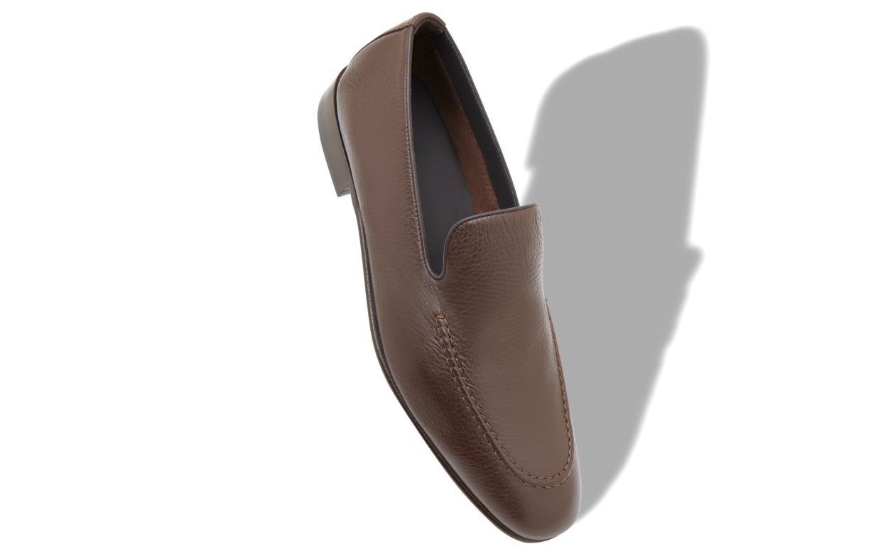 Loafers in Pelle di Vitello Marrone