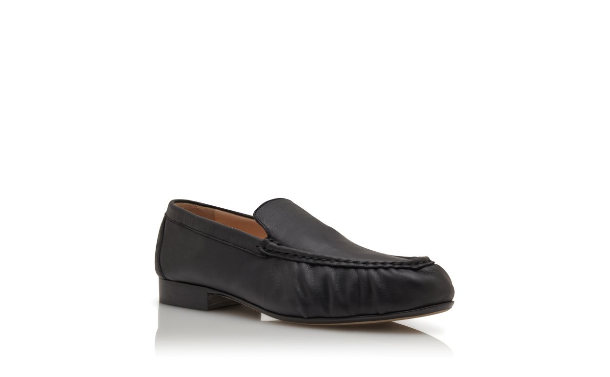 Loafers in pelle di vitello nera