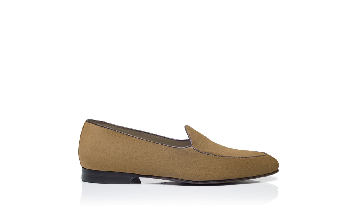 Loafer in Suede Marrone