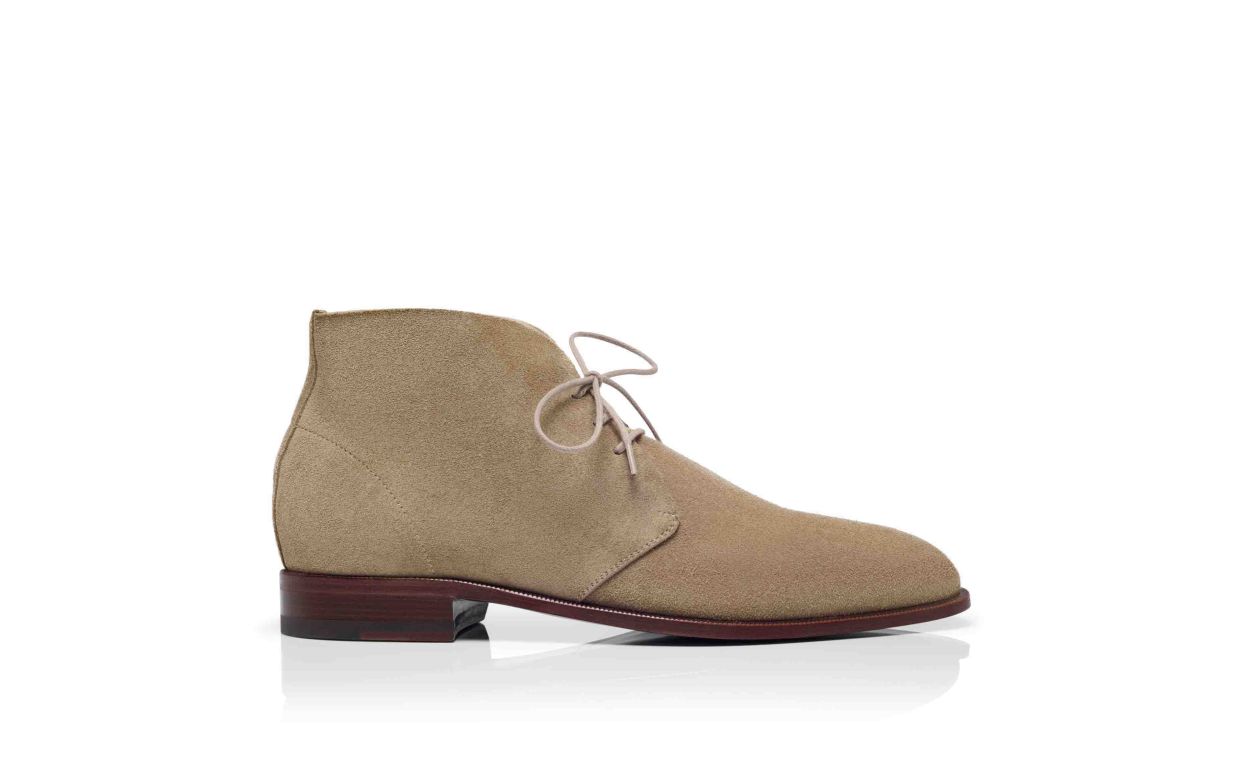 Stivaletti Deserto in Suede Beige