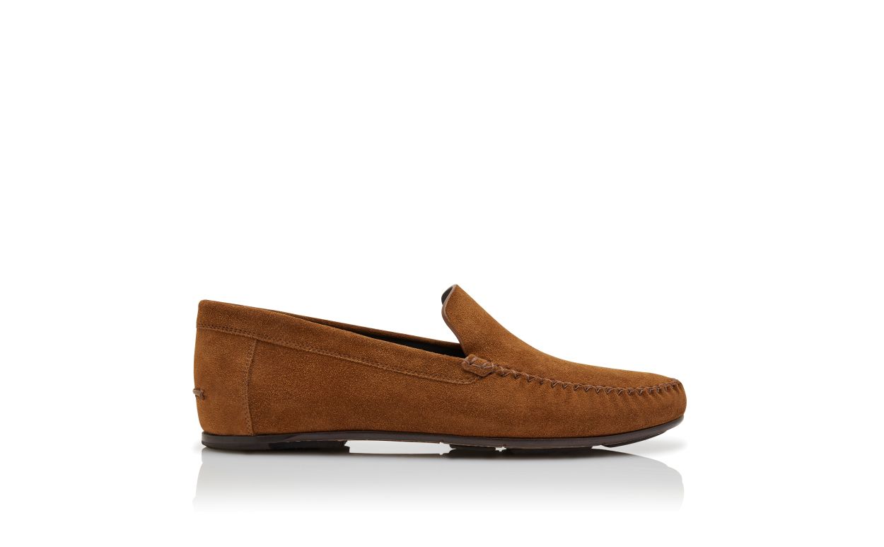 Pantofole in Suede Marrone