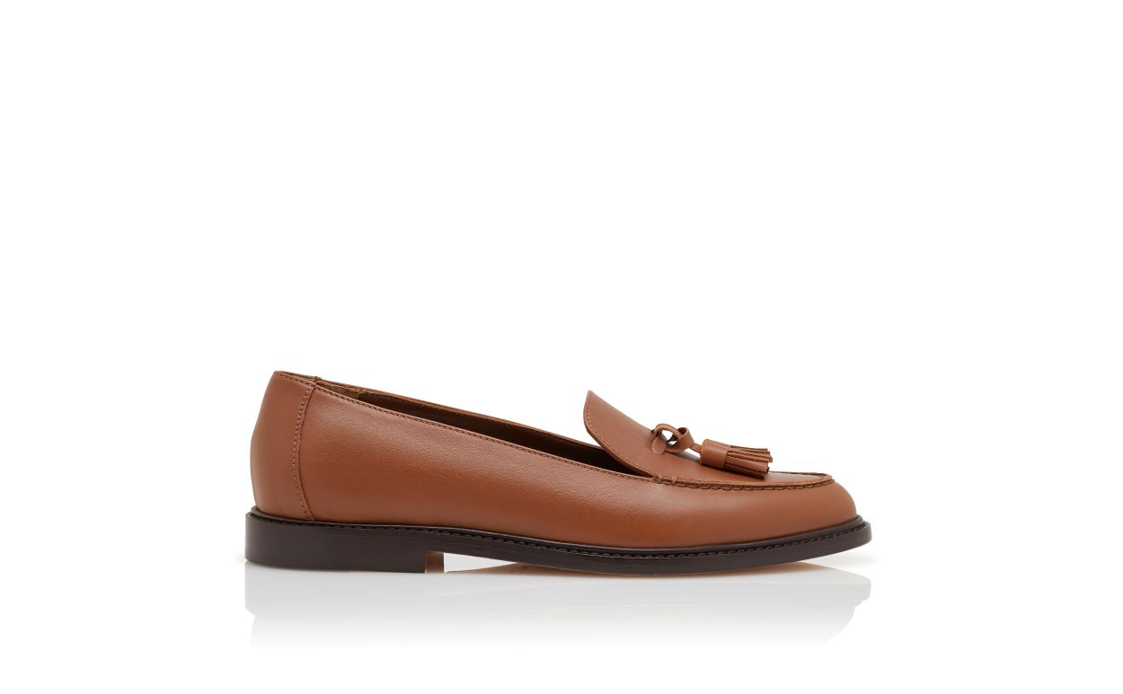 Loafers in Pelle di Vitello Marrone