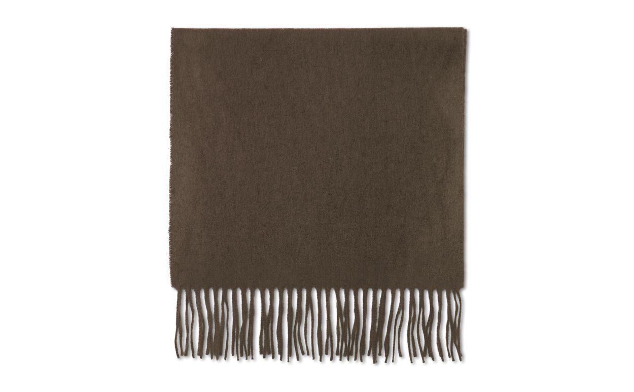 Sciarpa in cashmere marrone