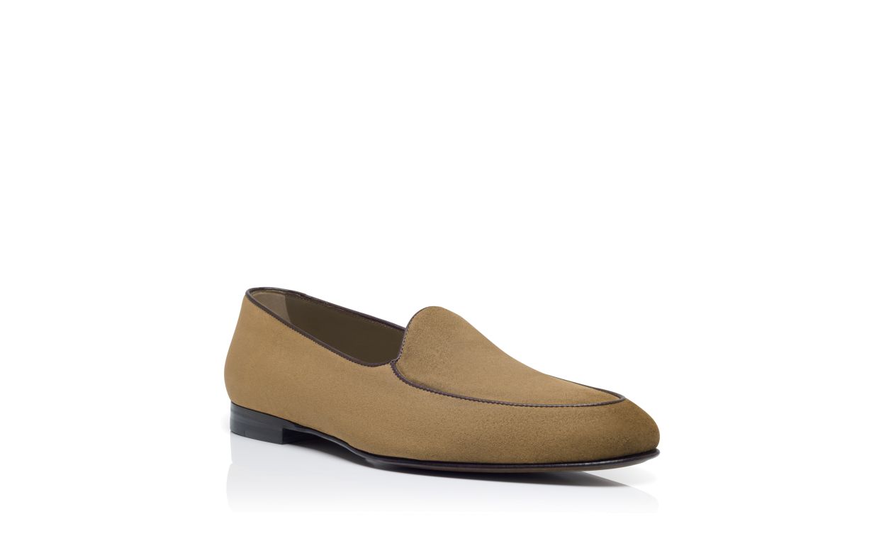 Loafer in Suede Marrone