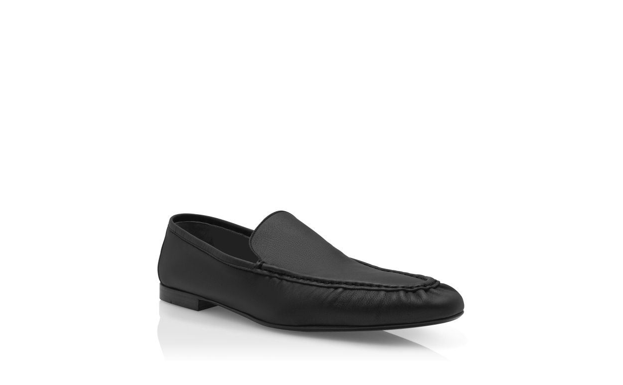 Loafers in pelle di vitello nera