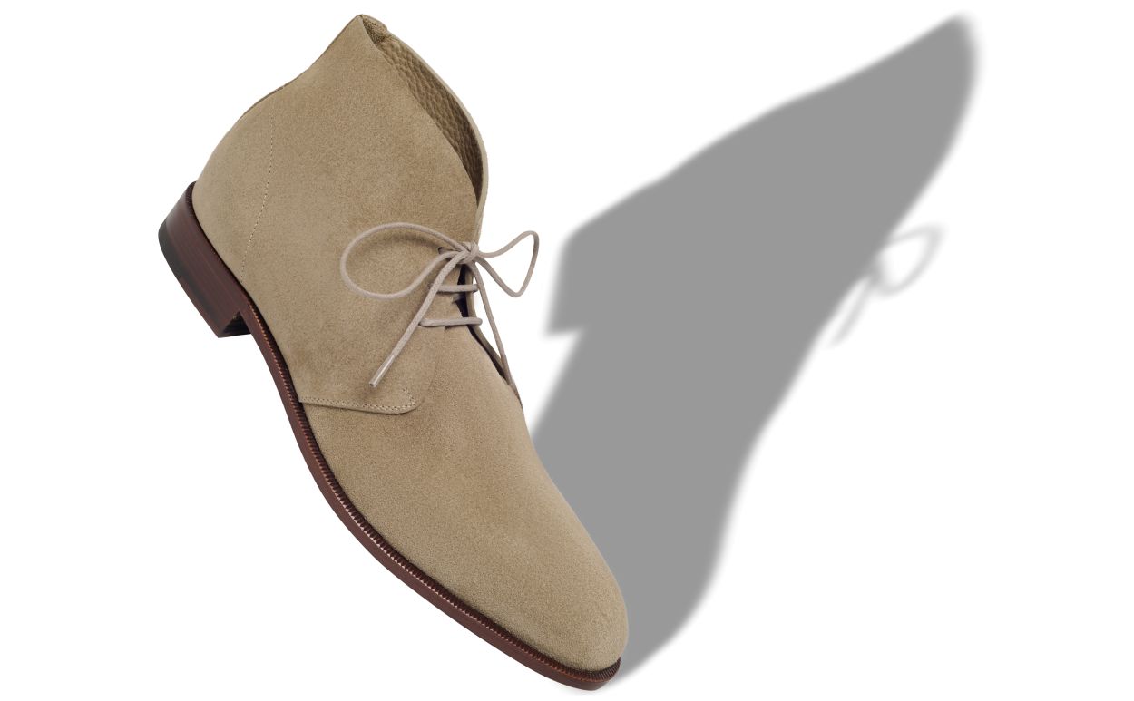 Stivaletti Deserto in Suede Beige