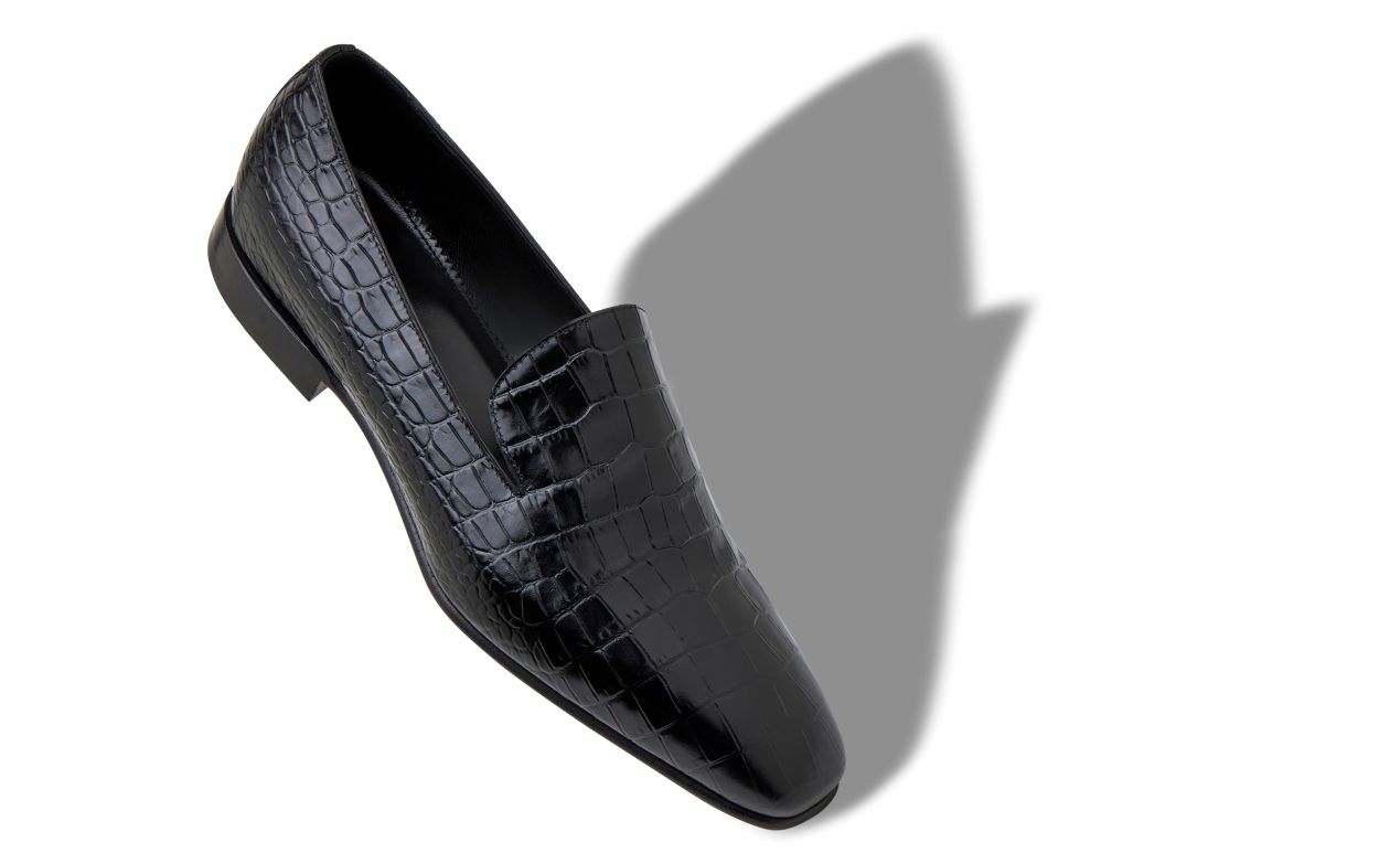 Loafers in pelle di vitello nera